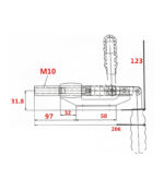 推拉式夾鉗305EL：圖片 2